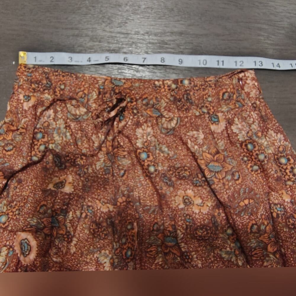 Ulla Johnson Midi Skirt Verity Tiered Floral Print Cotton Rosebud Peasant Size 2 - Picture 7 of 13